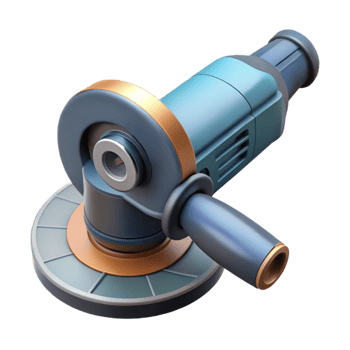 3D Render of Angle Grinder Tool png