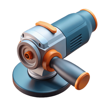 3D Illustration of Angle Grinder Tool png
