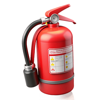 3D Model Red Fire Extinguisher png