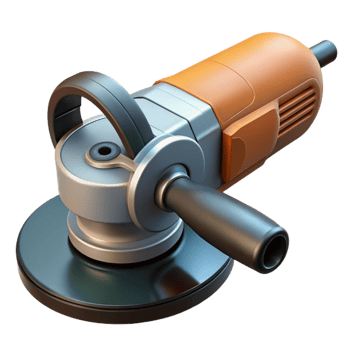 3D Model of an Angle Grinder png