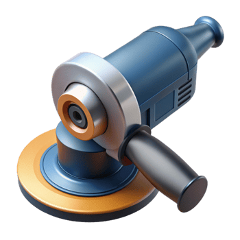 3D Render of Angle Grinder Tool png