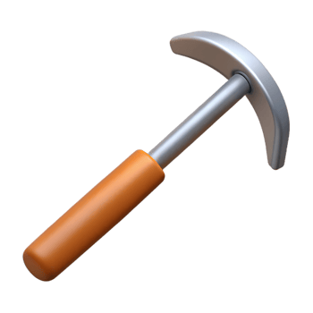 3D Model of a Hammer Tool png