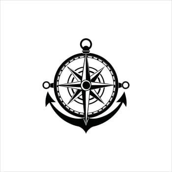 Vintage Maritime Clipart Illustration Design vector