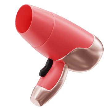Hair Dryer 3D Icon png