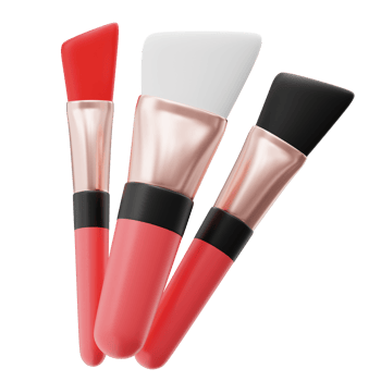 Makeup Brushes 3D Icon png
