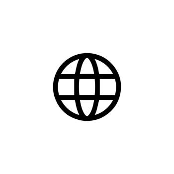 Web icon white and black color png
