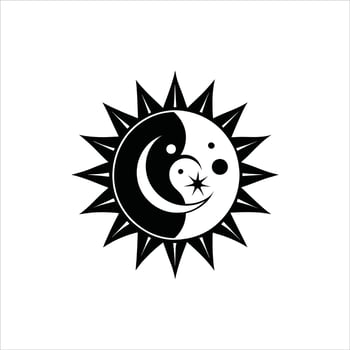 Sacred Mandala Clipart Cosmic Symbols vector