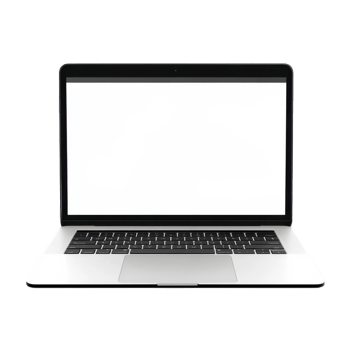 Laptop Isolated on White Background - Ideal for Technology and Product Displays on Transparent Background png