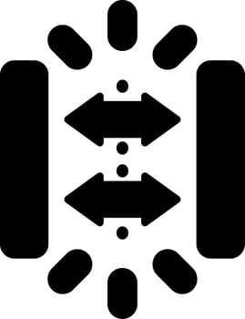 Gap Glyph Icon vector