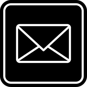 Mail Glyph Icon vector