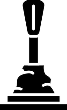 gear stick Glyph Icon vector