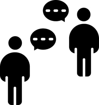 Communication Glyph Icon vector