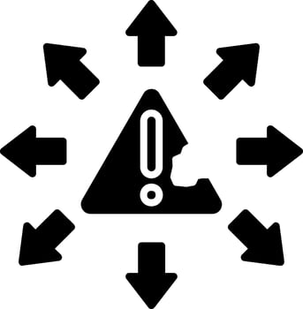 Exposure Glyph Icon vector