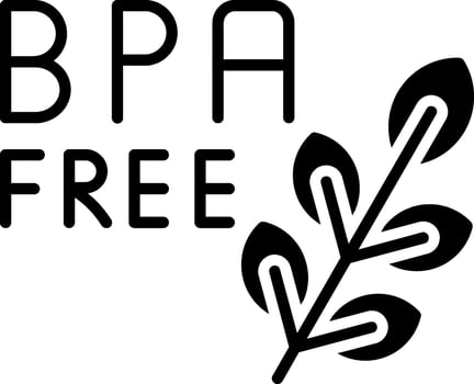 Bpa Free Glyph Icon vector
