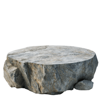 Stone round podium rock transparent background png
