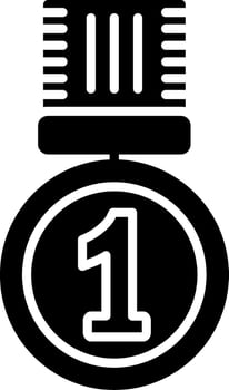 1st Prize Glyph Icon vector