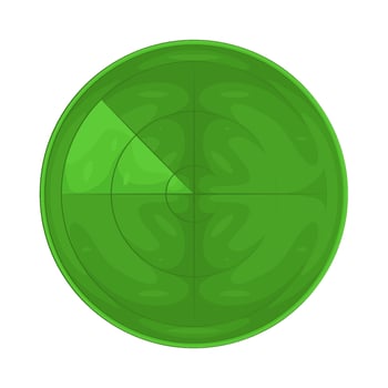 Illustration of radar vector