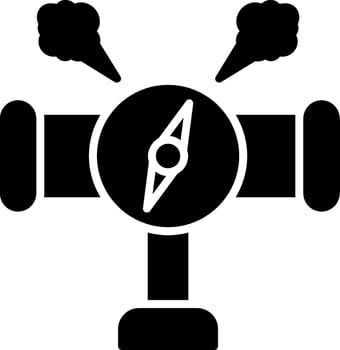 Pressure Glyph Icon vector