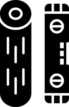 Measuring Glyph Icon vector