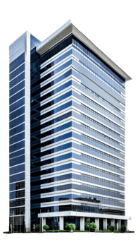modern building isolate transparent background png