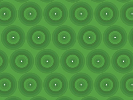 Abstract green circle geometric background pattern vector