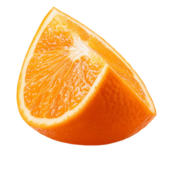 slice of orange fruit png