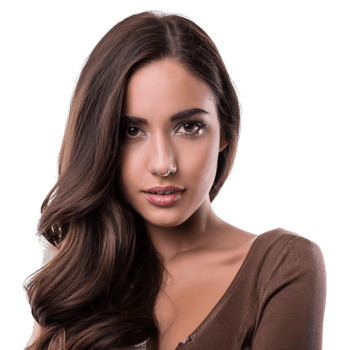 beautiful young woman looking at camera png