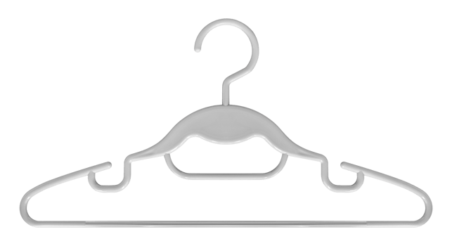 White clothes hanger png