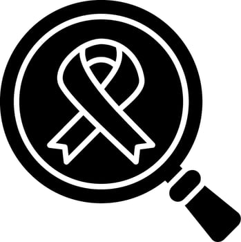 Search Glyph Icon vector