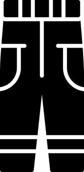Long Pants Glyph Icon vector