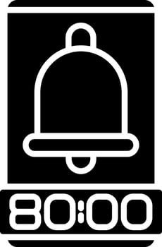 Time Glyph Icon vector