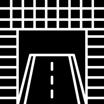 Racetrack Glyph Icon vector