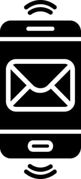 Smartphone Glyph Icon vector
