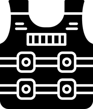 Armour Glyph Icon vector
