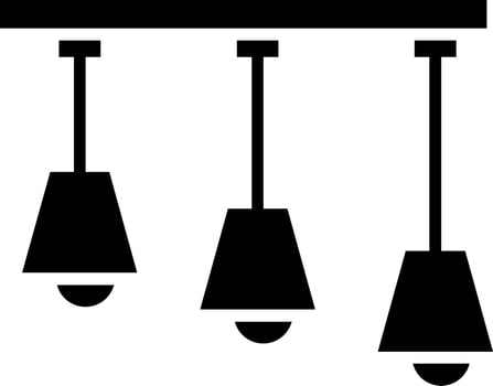 Chandelier Creative Flat Illustration vector
