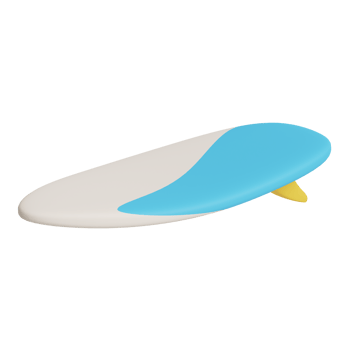3d surfboard summer icon png