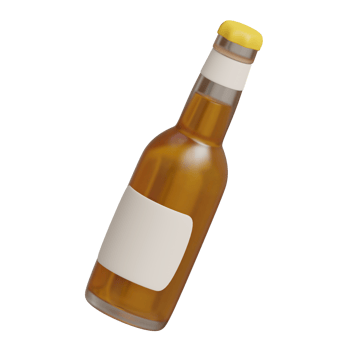 3d summer beer icon png