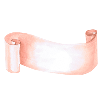 Unrolled scroll in watercolor. Isolated illustration for design of cards, invitations, lettering, signage, holiday decorations png