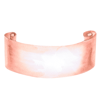 Unrolled scroll, curled at the ends in watercolor. Isolated illustration for design of cards, invitations, lettering, signage, holiday decorations png