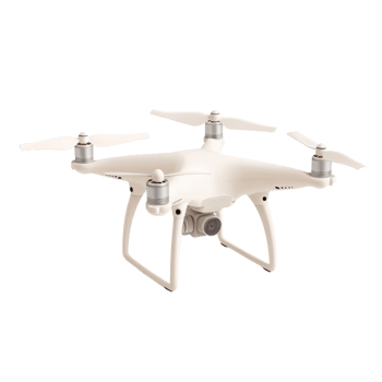 high quality drone with four propellers, designed for aerial photography and videography. Its sleek white design and advanced features make it ideal for capturing stunning visuals from above png