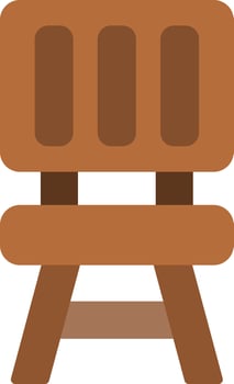 Chair Flat Icon vector