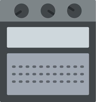 Oven Flat Icon vector