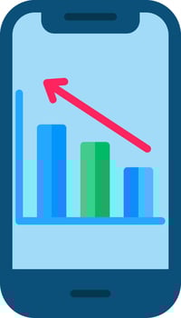 Statistics Flat Icon vector