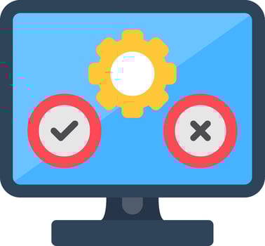 Software Testing Flat Icon vector