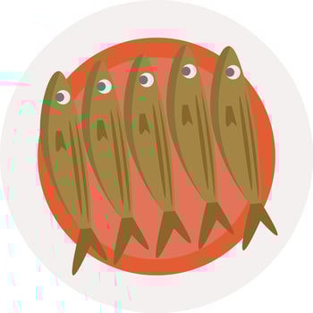 A Taste of the Philippines tinapa vector