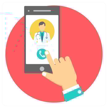 Search Doctor and find icon concept vector