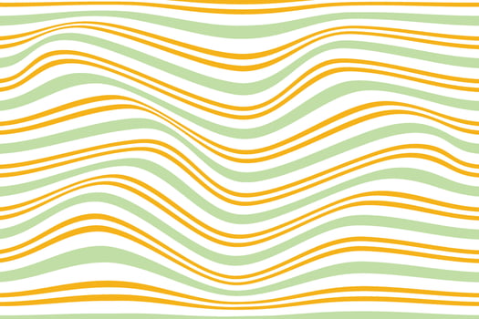 simple abstract orange light green color horizontal wavy line pattern a green and yellow striped pattern with a green background vector