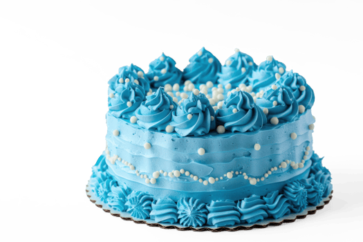 blue birthday cake transparent background png