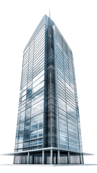 modern building isolate transparent background png