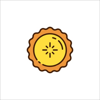 A lemon icon on a white background vector